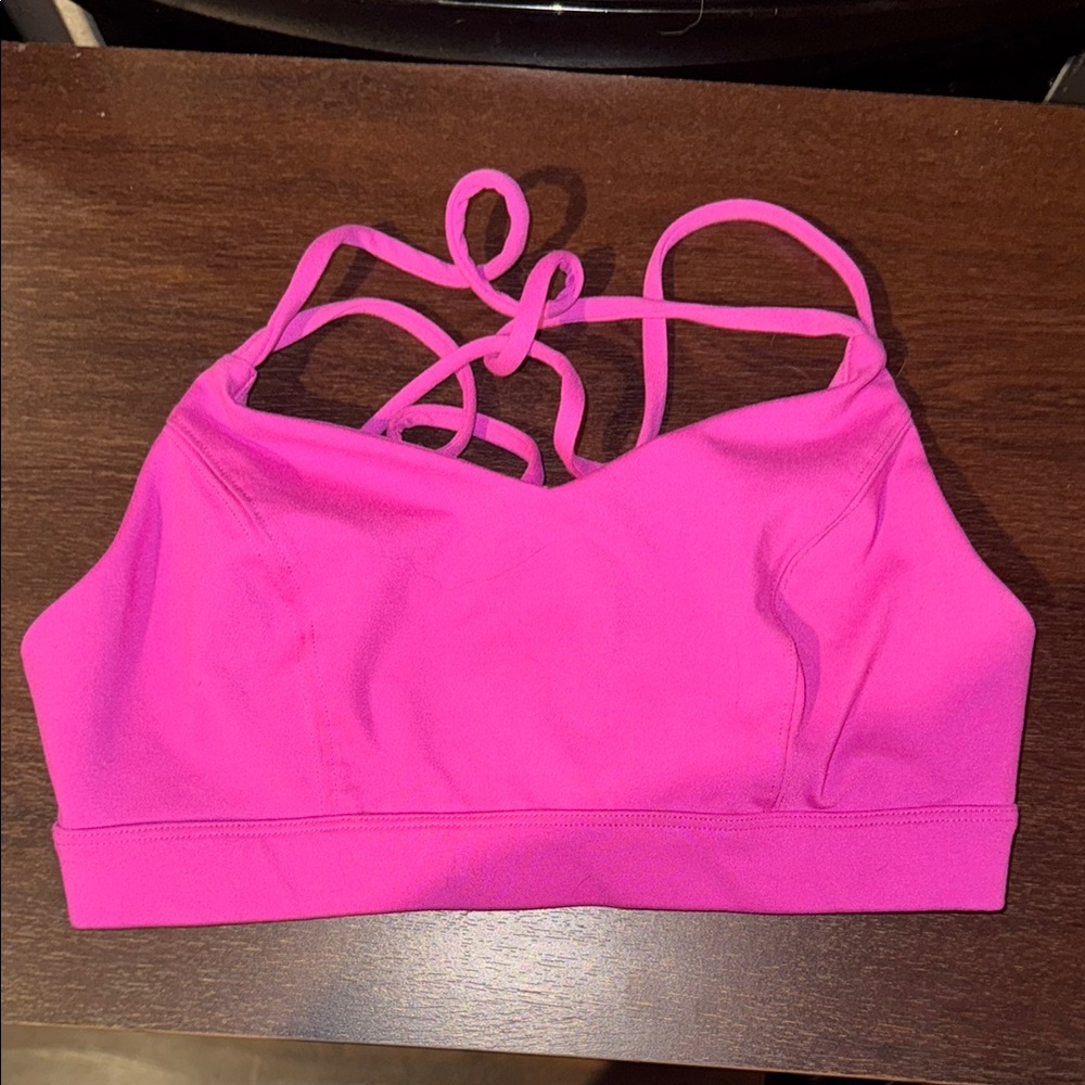 Old Navy Fuchsia Sports Bra- Strappy Back XS